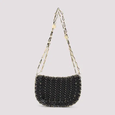 Rabanne Handbag In Black Gold
