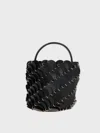 Rabanne Bucket Small Crossbody Bag In Black