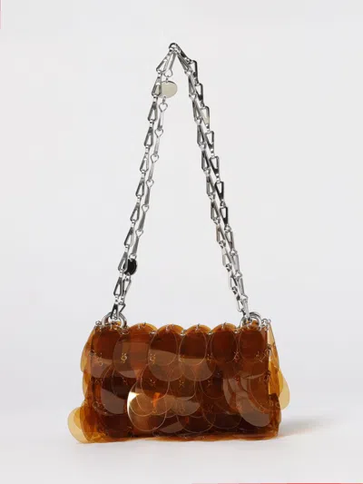 Rabanne Handbag  Woman Color Gold In Brown