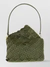 Rabanne Hardware Gold Shoulder Bag Structured Texture