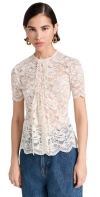 Rabanne Haut Blouse Ivory In Ivory