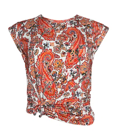 RABANNE RABANNE HAUT PAISLEY PRINTED BLOUSE