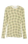 Rabanne Haut In Tartan/green/yellow