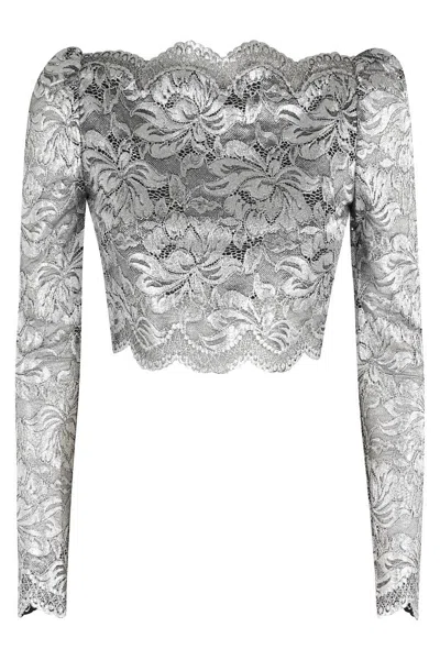 Rabanne Haut Top In Silver