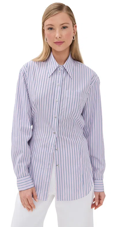RABANNE HAUT TOP STRIPES BLUE/PINK/WHITE
