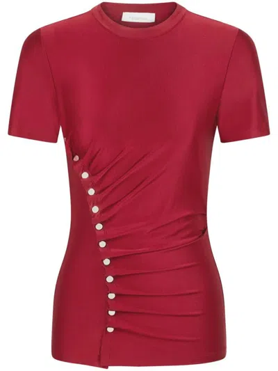 Rabanne Haut Viscose Jersey In Red
