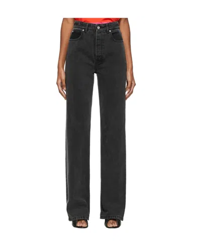 RABANNE HIGH-RISE WIDE-LEG JEANS