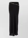Rabanne High Waist Ankle Length Skirt Chain Detail In Black