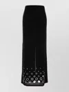 Rabanne Jupe Eyelet-embellished Jersey Maxi Skirt