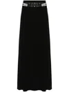 Rabanne High-waist Maxi Skirt In Black