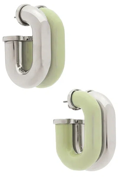 Rabanne Hoop Earrings In Green
