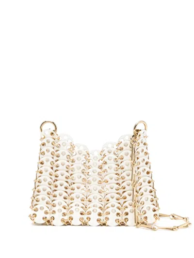 Rabanne Nano 1969 Icon Shoulder Bag In Gold