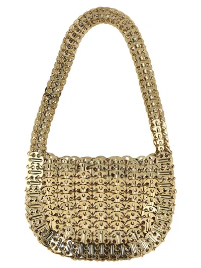 Rabanne Iconic 1969 Moon Shoulder Bag In Gold