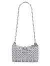 Rabanne 1969 Nano Shoulder Bag In Gray