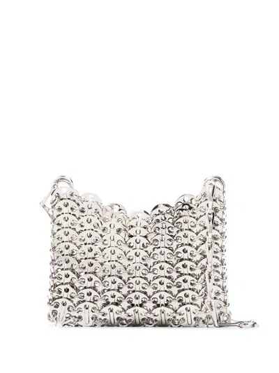 Rabanne 'iconic 1969' Nano Bag In Silver