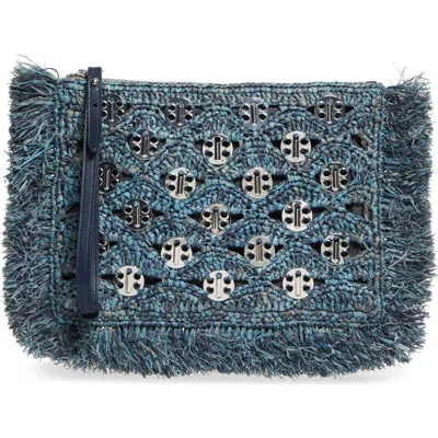 Rabanne Iconic 1969 Raffia Pouch Bag