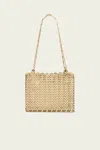 Rabanne Iconic 1969 Shoulder Bag In Light Gold