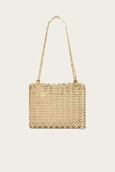 Rabanne Iconic 1969 Shoulder Bag In Light Gold