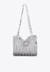 Rabanne Women's Iconic 1969 Nano Shoulder Bag In Silver