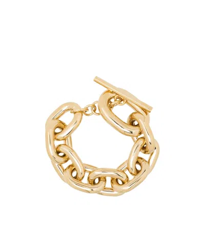 Rabanne Iconic Chain Bracelet In Yellow