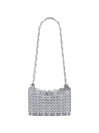 Rabanne Iconic Nano 1969 Bag Silver