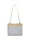 Rabanne Iconic Skyline 1969 Bag Silver And Light Gold