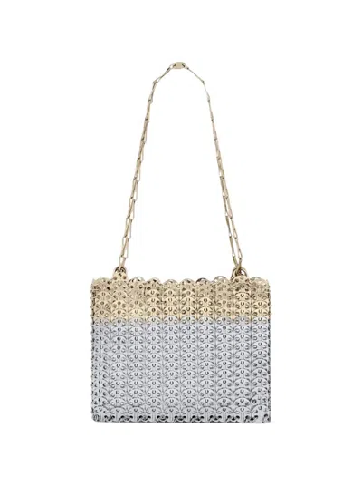 Rabanne Iconic Skyline 1969 Bag Silver And Light Gold