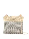 Rabanne Chainmail Handbag With Gradient Finish And Scalloped Edging In Multi