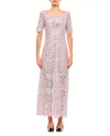 Rabanne Off-the-shoulder Twist-front Metallic Lace Maxi Dress In Silver