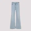 Rabanne Flared High-waisted Blue Denim Jeans