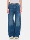 Rabanne Five Pockets Denim Pants In Blau