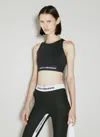 Rabanne Jersey Bodyline Sports Bra In Nude