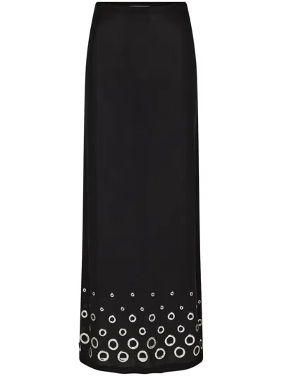 RABANNE JERSEY LONG SKIRT