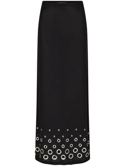 RABANNE RABANNE JERSEY LONG SKIRT