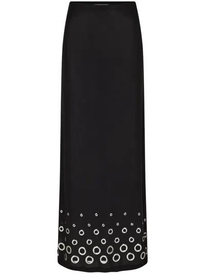 RABANNE RABANNE JERSEY LONG SKIRT