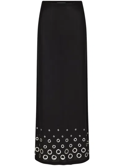 RABANNE JERSEY LONG SKIRT