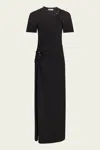 Rabanne Jersey Long Piercing Dress