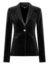 Rabanne Jewel-button Blazer In Black