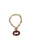 Rabanne Gold And Tirtle Shell Necklace