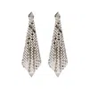 Rabanne Silver Butterfly Fastening Earrings