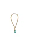 Rabanne Chain Long Necklace In Gold