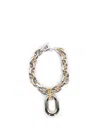 Rabanne Chunky Chain Pendant Necklace In Gray