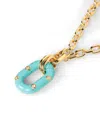 Rabanne Chain Long Necklace In Grey