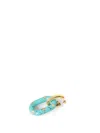Rabanne Xl Link Earrings In Grey