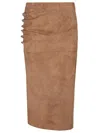 Rabanne Jupe Skirt New Caramel