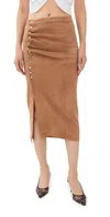 Rabanne Jupe Skirt New Caramel In New Caramel