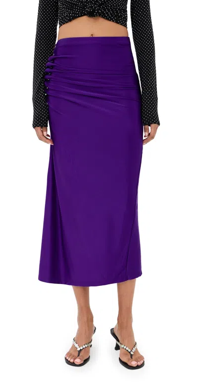 Rabanne Jupe Skirt Violet In Purple