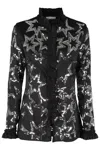 Rabanne Sequin-embellished Star Shirt In Black