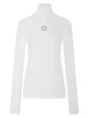 Rabanne Key-detail Long-sleeves Top In White
