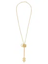 Rabanne Chain Necklace Featuring A Key Pendant